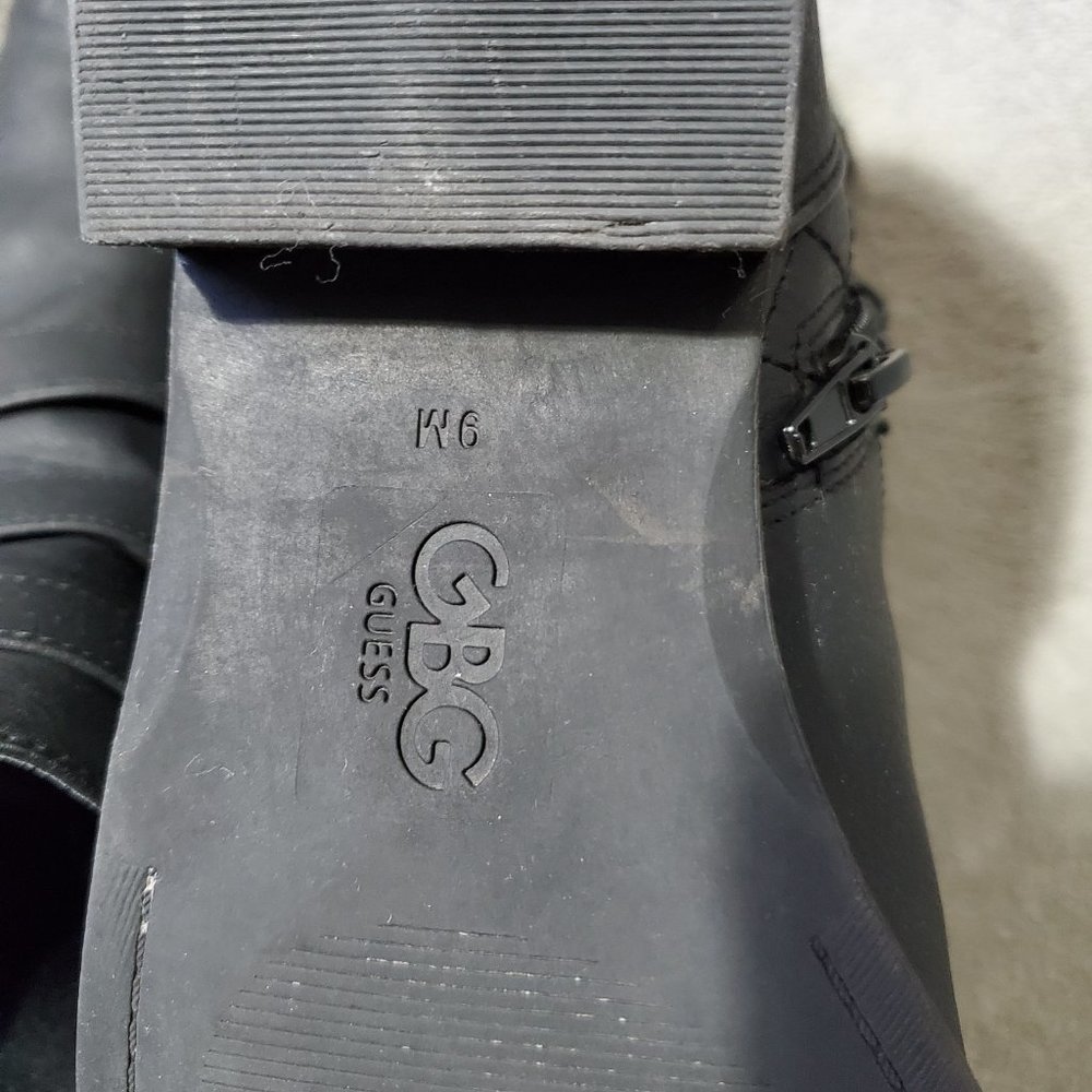 Guess Buckles and Straps Ankle Boots Black Size 9M - Picture 13 of 16